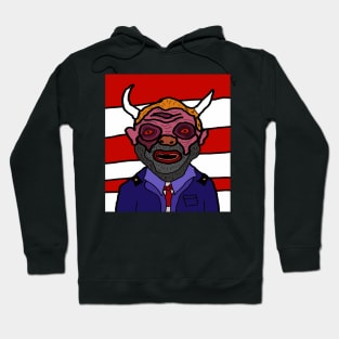 drawing political demon nightmare Hoodie